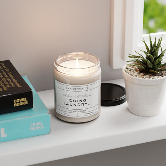 Doing Laundry Soy Candle | Fresh Scented